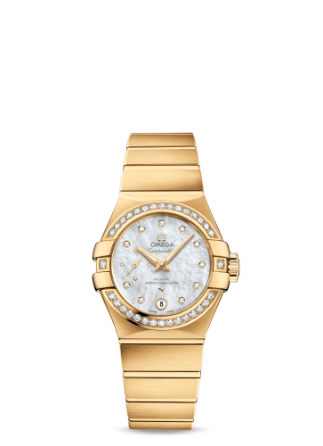Omega Constellation Co‑Axial Master Chronometer 27 Small Seconds Stainless Yellow Gold / Diamond / MOP
